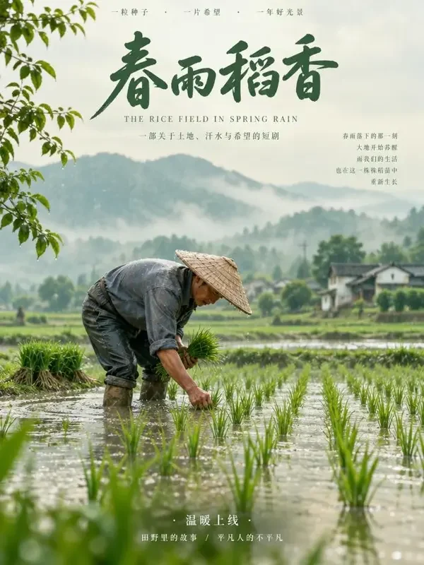 《春雨润田》- 黄果乡村励志短剧封面